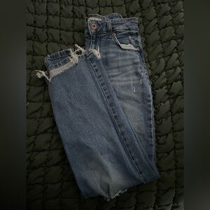 Women's Straight Leg Jeans - Blue